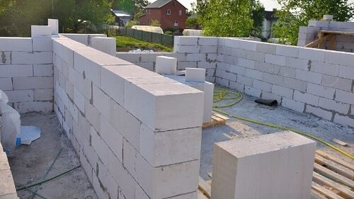 Кладка газосиликатных блоков в Жодино