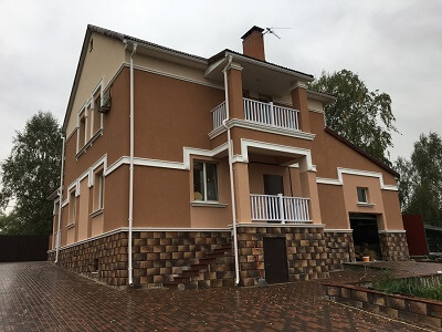 Наружная отделка дома в Жодино