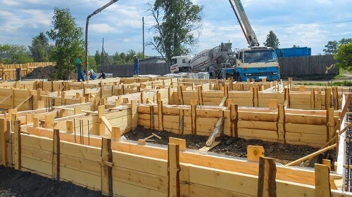 Свайный фундамент с ростверком в Жодино